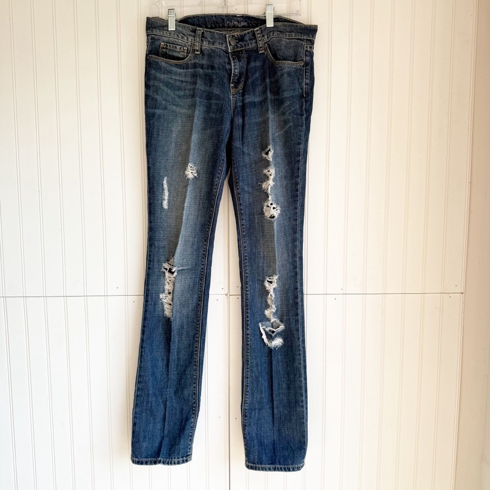 London Jean Size 6 Distressed Blue Women's Jeans